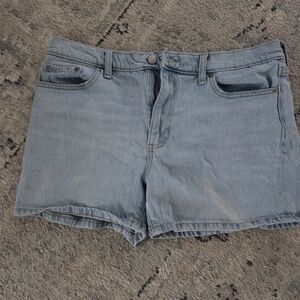 Banana Republic Light Wash Denim Shorts, Size 10